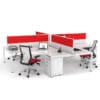 image of apex 50 4pod workstation set up
